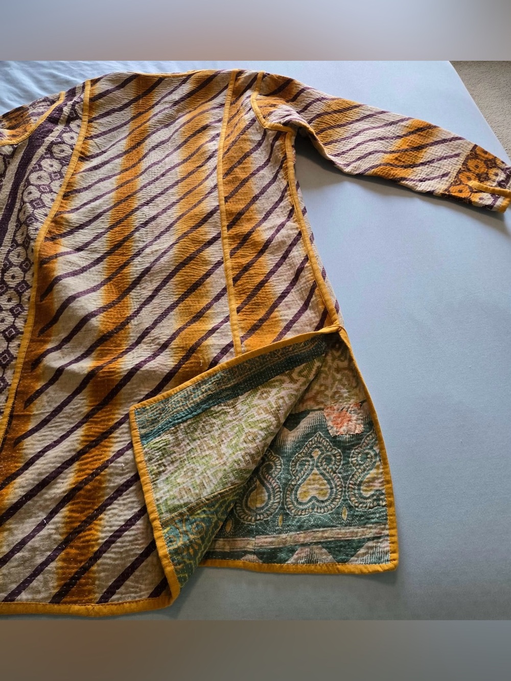 Rapsodia Kantha Jacket Size S/M Unique ~ Made in Argentina by Josefina Helguera - Picture 4 of 10